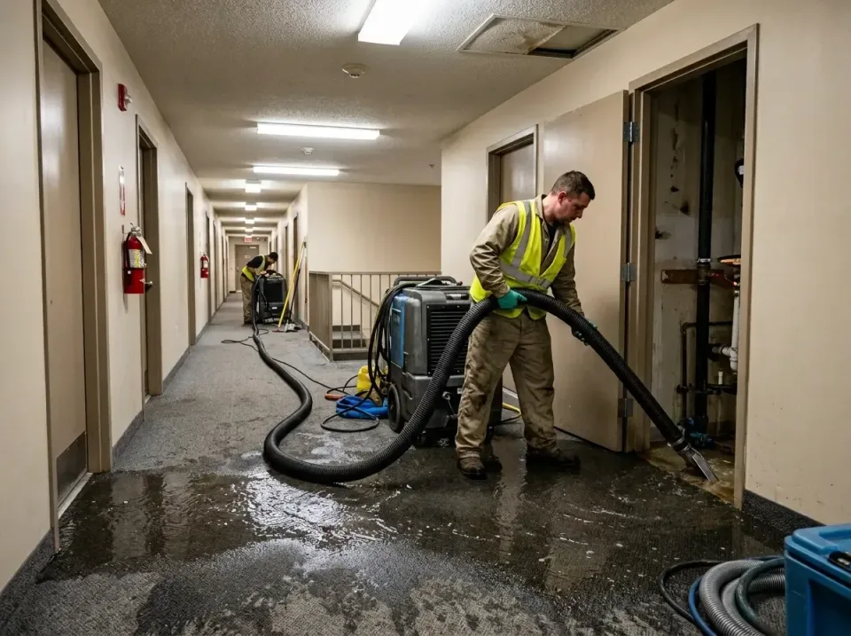 multi-unit-apartment-hallway-f-005 — frequently asked questions, Emergency Burst Pipe Water Extraction & Removal in Tulare,…